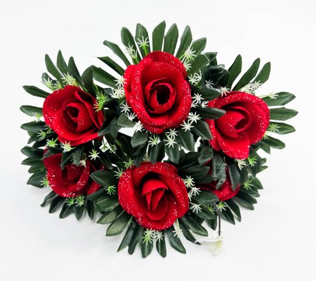 Букет розы с каллами "Ани" 6 цветков