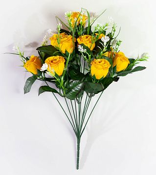 Роза «Шарм» 12 цветков искусственная от магазина KALINA являющийся официальным дистрибьютором в России 