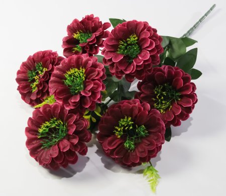 Букет цинний 7 цветков