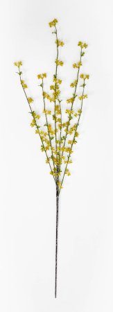 Ветка декоративная "Мелкоцвет" желтая