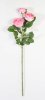 Ветка розы 3 цветка с латексным покрытием светло-розовая