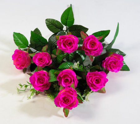 Букет роз Дымка 9 цветков