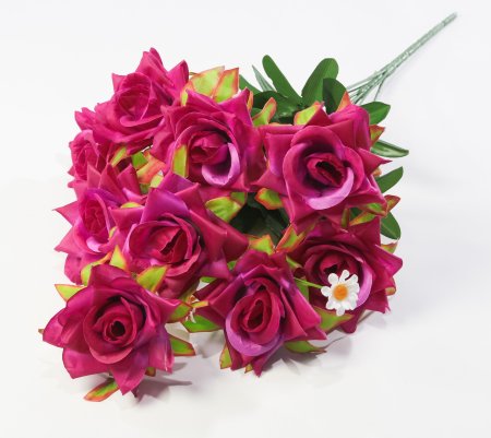 Роза с ромашкой Золушка 9 цветков