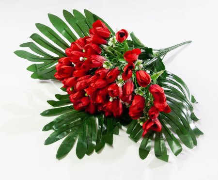 Крокус с листом пальмы 54 цветка