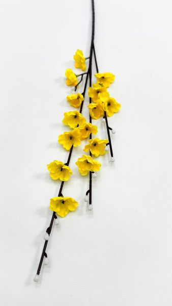 Сакура ветка малая желтая