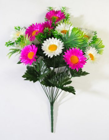 Букет ромашек "Парча" 12 цветков