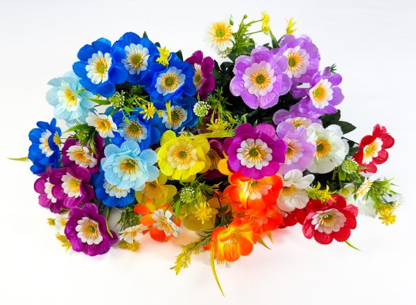 Георгин "Радужный" 12 цветков