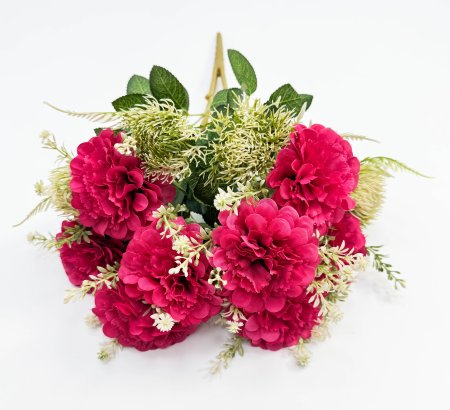 Георгин "Яркий акцент" 8 цветков 12 веток