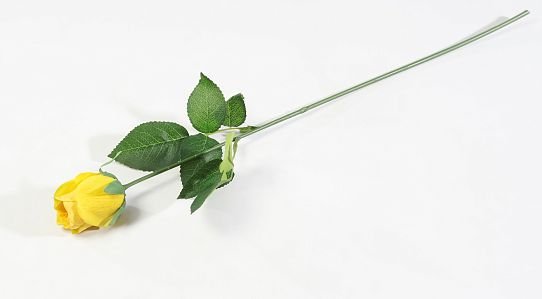 Роза с латексным покрытием малая желтая от магазина KALINA являющийся официальным дистрибьютором в России 