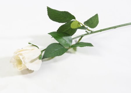 Роза с латексным покрытием малая белая