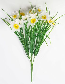 Букет нарцисса 18 цветков от магазина KALINA являющийся официальным дистрибьютором в России 