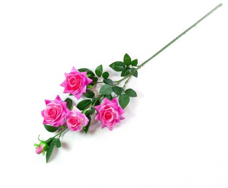 Ветка розы "Бургунди" 4 цветка