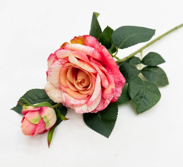 Роза "Булевард" розово-оранжевая