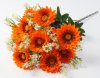 Букет ромашек "Паприка" большой 12 цветков