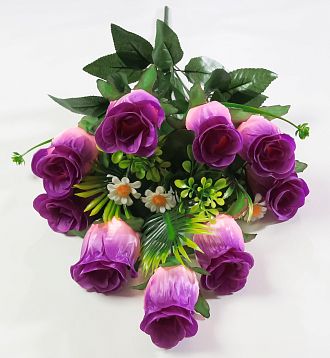 Букет роз "Гаврош" 12 цветков от магазина KALINA являющийся официальным дистрибьютором в России 