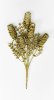 Ветка с шишками "Блеск" золото