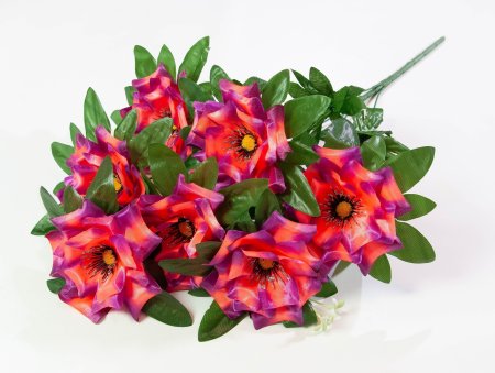 Букет ромашек "Квадро" с блеском 7 веток