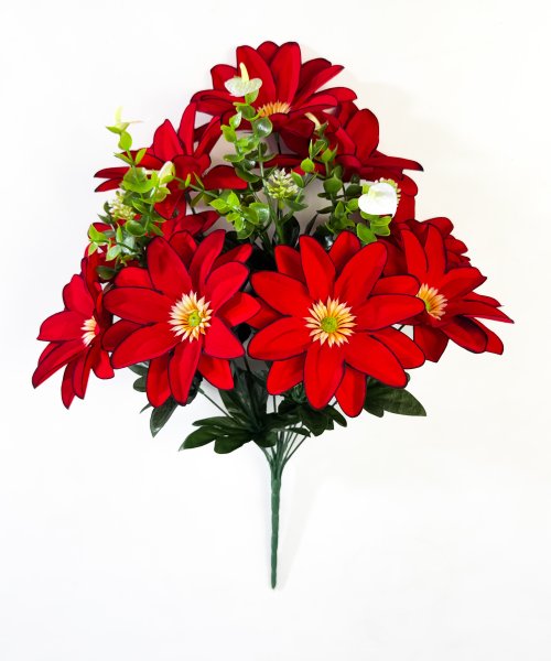 Георгин бархатный 12 веток с каллами