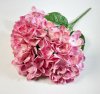 Букет гортензий 5 веток розовая