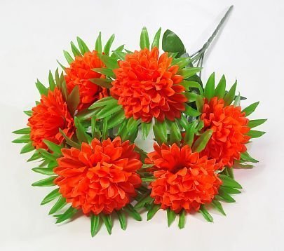 Хризантема "Аврора" 6 цветков от магазина KALINA являющийся официальным дистрибьютором в России 