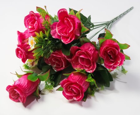 Букет роз "Каскад" 12 веток 9 цветков