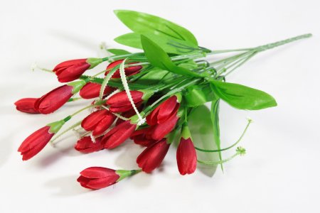 Букет крокусов "Спектр" 7 веток 21 цветок