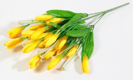 Букет крокусов "Спектр" 7 веток 21 цветок