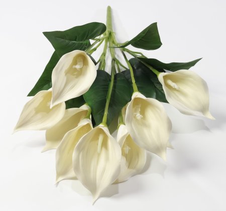 Букет калл из латекса 9 цветков