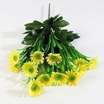 Букет ромашек "Румба" 12 цветков от магазина KALINA являющийся официальным дистрибьютором в России 
