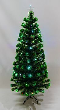 Новогодняя ёлка зеленая светодиодная 150 см от магазина KALINA являющийся официальным дистрибьютором в России 