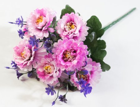 Букет цинний "Чародейка" 7 цветков