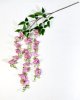 Ампельная декоративная ветка Ожерелье нежно-розовая