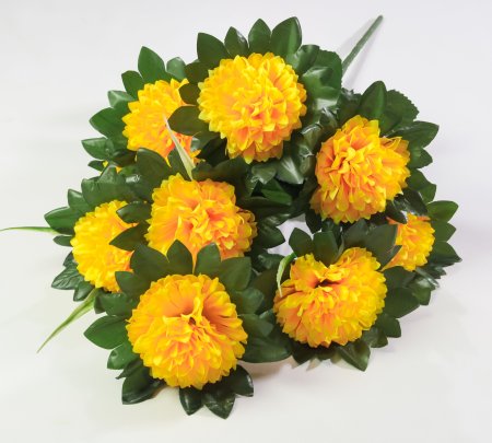 Хризантема "Торжество" 9 цветков