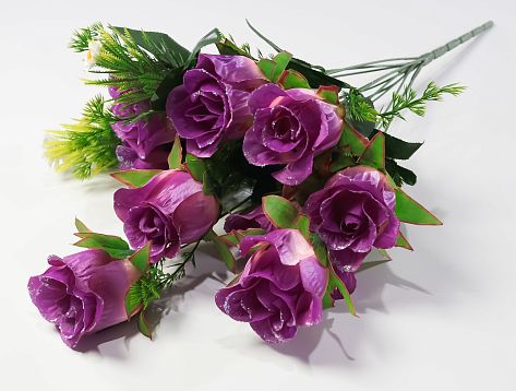 Букет роз "Каскад" 12 веток 9 цветков от магазина KALINA являющийся официальным дистрибьютором в России 