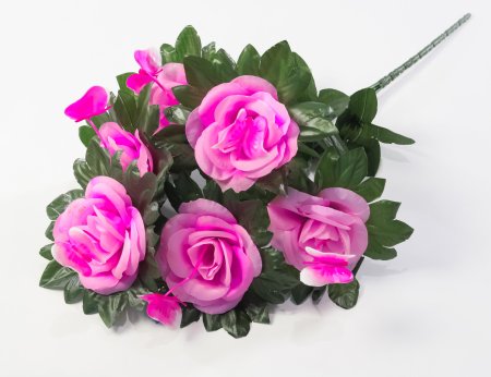 Букет роз с бабочкой 6 цветков