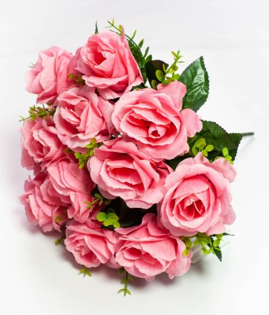 Букет розы Радуга 12 веток 12 цветков