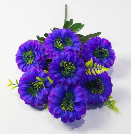 Букет цинний 7 цветков