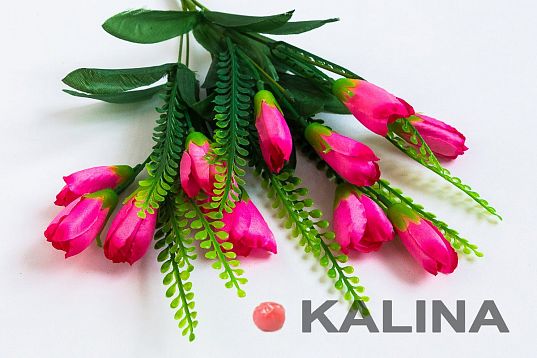 Букет крокуса 6 веток 12 цветков от магазина KALINA являющийся официальным дистрибьютором в России 