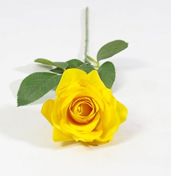 Роза с латексным покрытием открытая желтая от магазина KALINA являющийся официальным дистрибьютором в России 