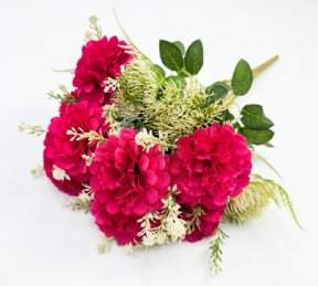 Георгин "Яркий акцент" 8 цветков 12 веток