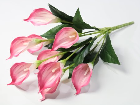 Букет калл из латекса 9 цветков