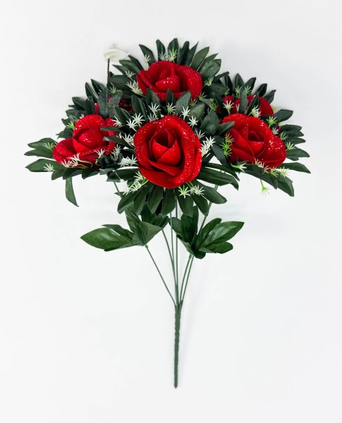 Букет розы с каллами "Ани" 6 цветков