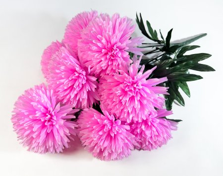 Букет хризантем " Супер гигант" 9 цветков