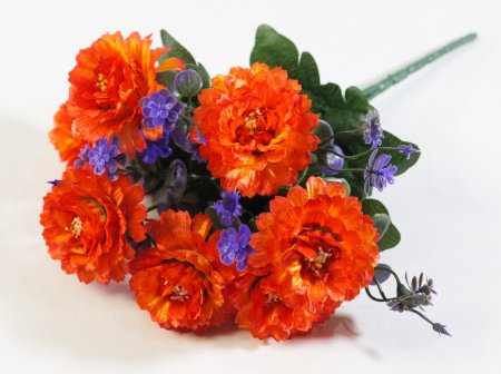 Букет цинний "Чародейка" 7 цветков