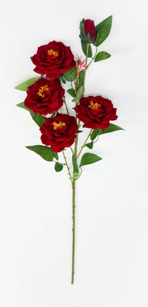 Пион "Величие" малый 4 цветка 1 бутон