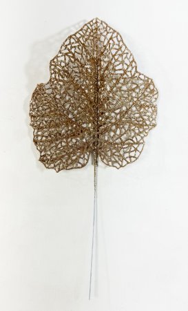 Новогодний лист бронза