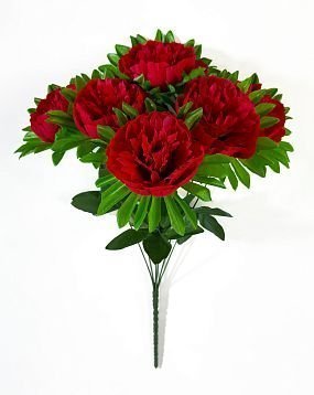 Букет пиона "Крепыш" 6 цветков от магазина KALINA являющийся официальным дистрибьютором в России 