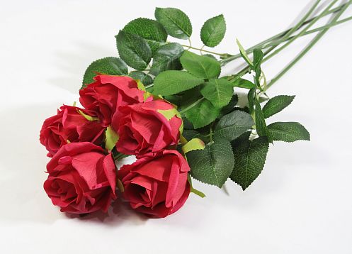 Роза с латексным покрытием красная от магазина KALINA являющийся официальным дистрибьютором в России 