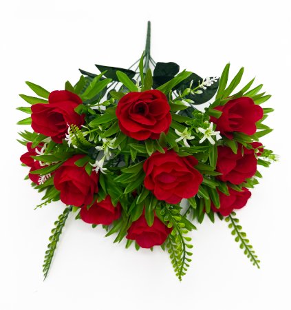 Роза Первомай 11 цветков