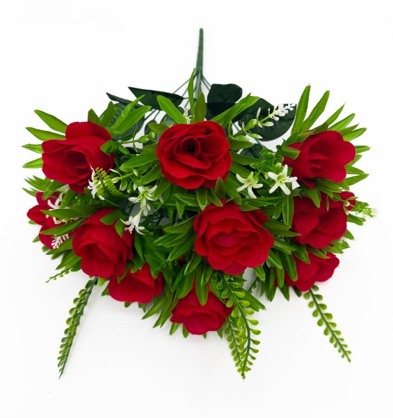 Роза "Первомай" 11 цветков